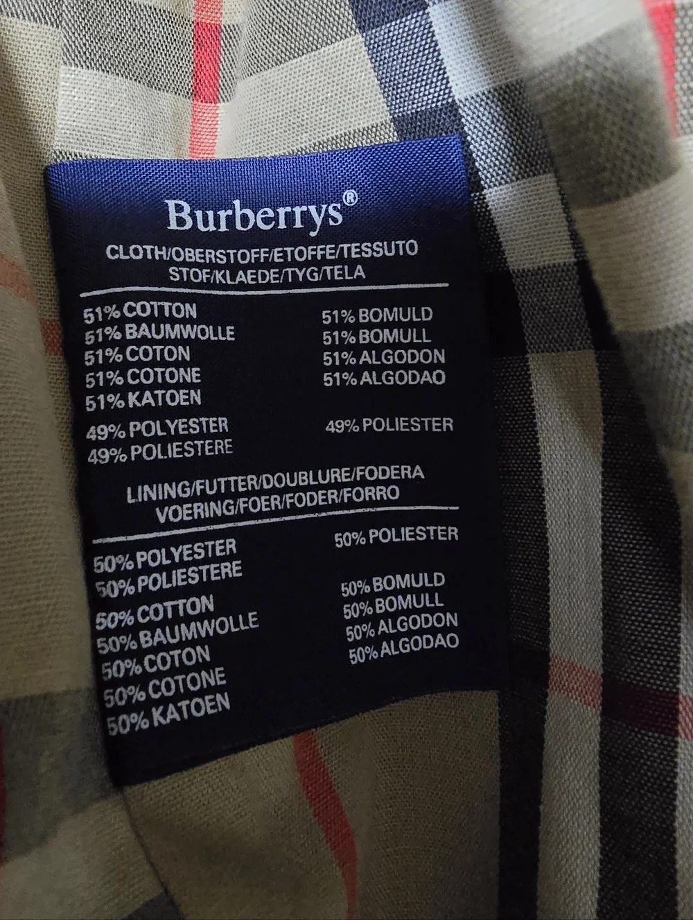 Burberry Classic Beige Double-Breasted Trench Coat with Check Lining - Picture 7 of 12